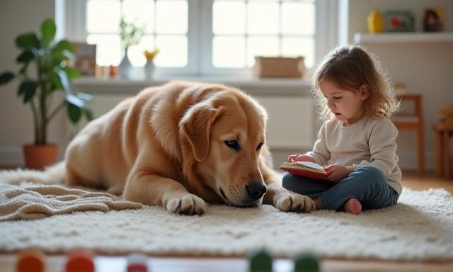 Cohabitation harmonieuse chien-enfant
